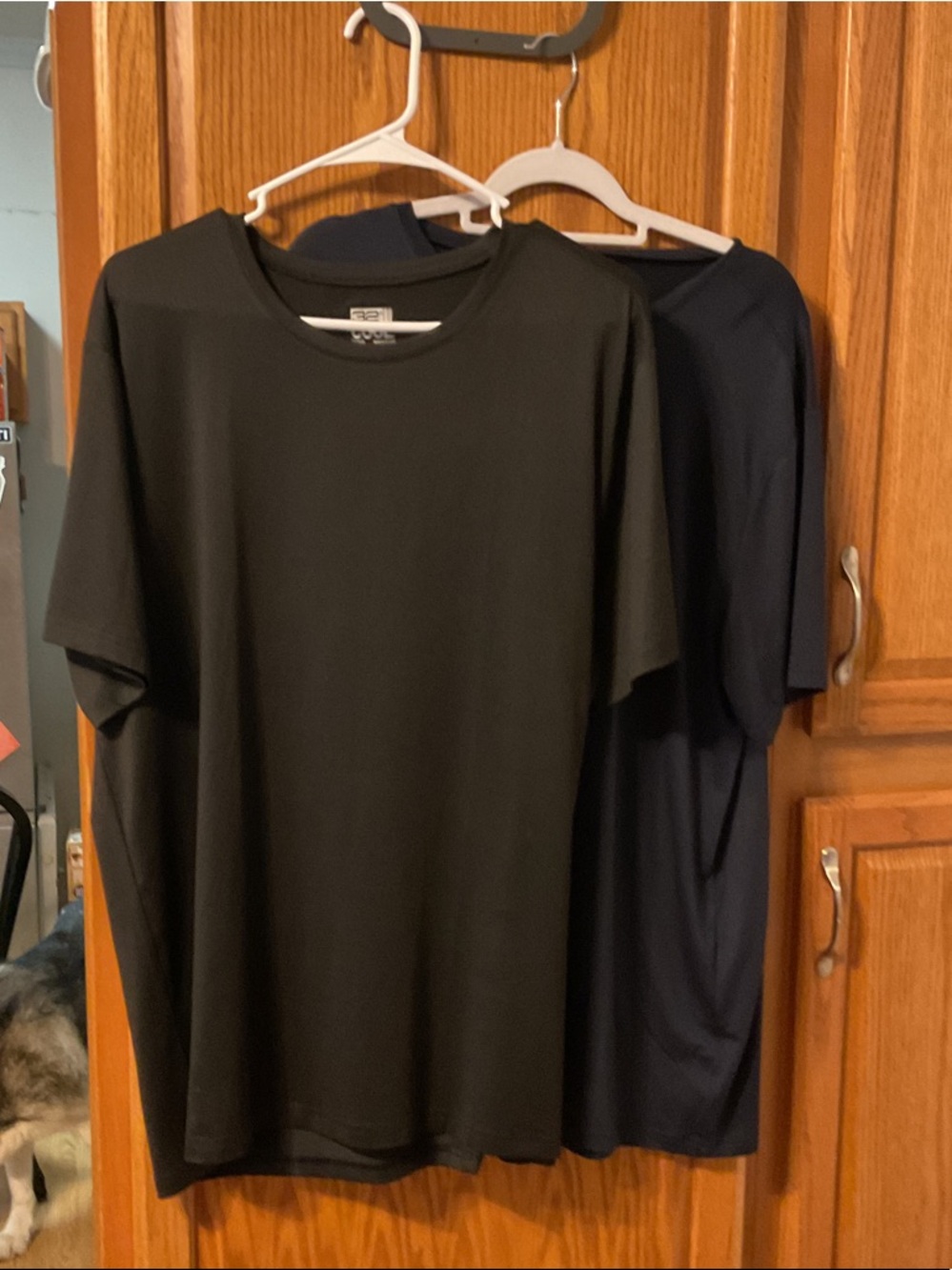 BE COOL  32 Men's Short Sleeve Crew T-Shirt - Black & Navy Blue size xl